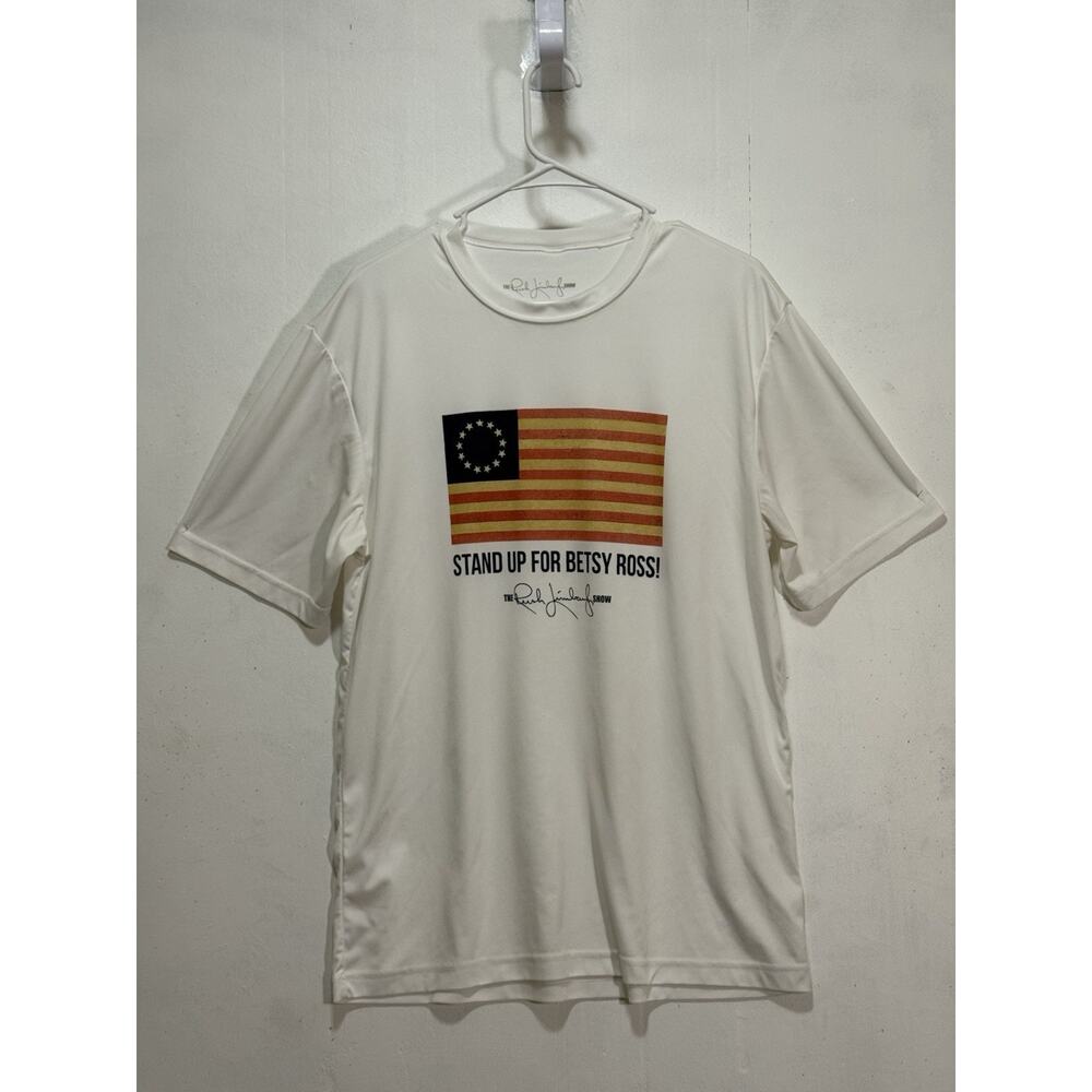 The Rush Limbaugh Show Shirt Stand Up For Betsy Ross USA Flag Patriot Men’s Sz L